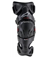 kolenné ortézy BIONIC-10 CARBON, ALPINESTARS (čierna/červená, pravé koleno ,