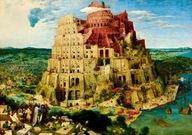 Puzzle 2000 dielikov. Babylonská veža, Peter Brueghel, 1563