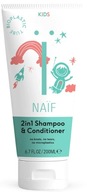 Šampón a kondicionér pre deti NAIF 2 v 1 pre ľahké rozčesávanie
