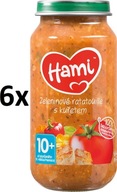 Obed Hami Zelenina s kuracím mäsom Hami 6x250 g od 10 mesiacov 1500 g