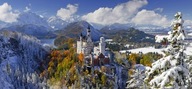 Puzzle 2000 elementów. Panorama. Zamek Neuschwanstein