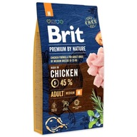 Brit Premium By Nature Adult Medium Chicken Sucha Karma dla Psa Kurczak 8kg