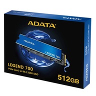 Dysk SSD Adata Legend 700 NVMe 512GB M.2 PCIe