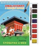 Štěňátko a med - Omalovánky s vodovými barvami a štětcem Zdeněk Miler