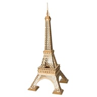 Drevený model Robotime 3D puzzle Eiffelova veža
