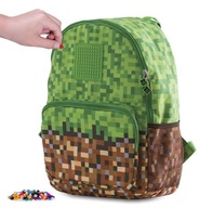 Školský jednokomorový batoh Minecraft Pixie Crew Odtiene zelenej 17 l