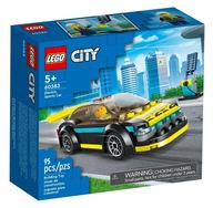 LEGO CITY Elektryczny Samochód Sportowy Wyścig Ładowarka Solar 95 Klocki 5+