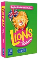 Lion's Team. Język angielski. Karty pracy. 4-latek