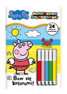 Peppa Pig Numerkowe kolorowanki cz.3 + mazaki