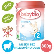 Babybio PRIMEA 2 bio dojčenské mlieko 800 g