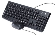 Zestaw biurowy Logitech MK120 przewodowy USB klawiatura + myszka DO PC TV