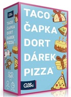 Albi Taco, čiapka, torta, darček, pizza