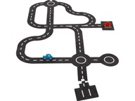 Cestná dráha podlahové puzzle a dve vozidlá Goki