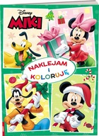 Myszka Mickey Miki Naklejam i koloruję świąteczne kolorowanka naklejki