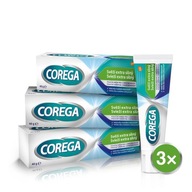 Corega fixačný krém na zubnú náhradu Fresh extra hustý 3x40g