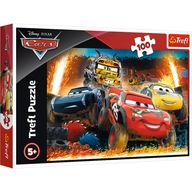 TREFL Puzzle 100 elementów Ekstremalny wyścig Cars