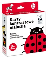 Kontrastné karty batoľaťa. 3+ mesiacov