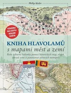 Kniha hlavolamů s mapami měst a zemí Philip Kiefer