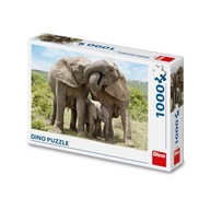 Puzzle Dino Slony 1000 dielikov Puzzle Elephant family 1000 8590878532953