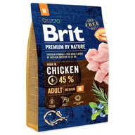 Brit Premium By Nature Adult Medium Chicken Sucha Karma dla Psa Kurczak 3kg