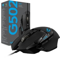 Mysz przewodowa Logitech G502 HERO optyczna Gaming USB 910-005470 czarna