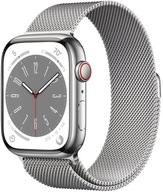 Smartwatch Apple Watch 8 GPS + Cellular 45mm strieborná