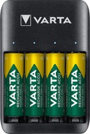 Ładowarka akumulatorków na baterie AAA AA VARTA QUATRO + 4x aku 2100 mAh AA