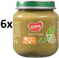 Obed Hami Zelený hrášok od 4. mesiaca 750 g zelenina