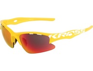 Okulary Kross DX-Race żółte ,filtr UV 400
