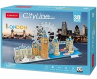 3D puzzle 107 dielikov City Line London Cubic Fun 32470