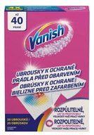 Vanish Color Protect Chusteczki zapobiegające farbowaniu 20 szt. (40 prań)