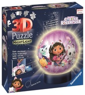 Puzzle 3D Ravensburger Koci Domek Świecąca Kula