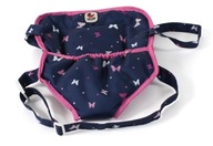 Klokan pre bábiky Bayer Chic Butterfly navy-pink