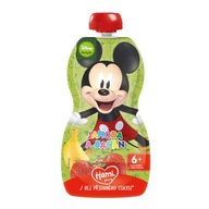 Pitná kaša Hami Mickey Jahodová ovocná kaša a banán 110g, 6+ 110g