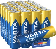 Alkalická batéria Varta AA (R6) 24 ks