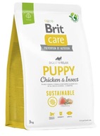 Brit Care Dog Sustainable Puppy 3 kg kuracieho hmyzu