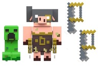 Sada figúrok Minecraft Legends Creeper vs Piglin