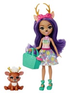 MATTEL ENCHANTIMALS Bábika Danessa a jeleň + bábätká HLK83 194M4023