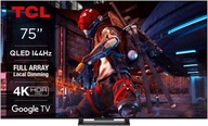 QLED TV TCL 75C745 75" 4K UHD čierna