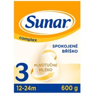 Sunar Complex 3, detské mlieko, 6x600g