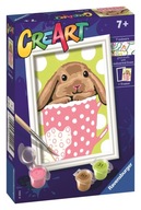 CreArt Roztomilý králik v hrnčeku