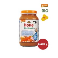 Holle Bio šošovica so zeleninou a teľacím mäsom 6 x 190 g