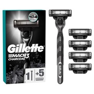 Gillette Mach3 Charcoal Maszynka + 5 wkładów