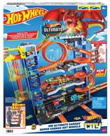 HOT WHEELS CITY MEGA GARAŻ ATAK SMOKA TOR TEMATYCZNY 4 POZIOMY 90 CM ZESTAW