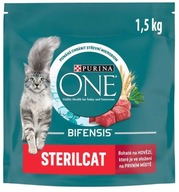 Suché krmivo pre mačky Purina One hovädzie 1,5 kg