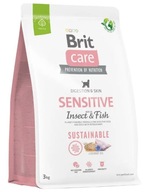 Brit Care Sensitive Insect Fish Dry krmivo pre psov s hmyzom a rybami 3 kg