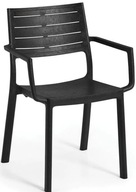 Záhradná stolička KETTER plast sivá