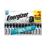 Energizer MAX Plus elem - ceruza AA 8 + 4 db