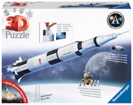 Ravensburger Puzzle 3D Rakieta Apollo Saturn V 115457