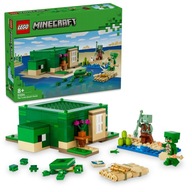LEGO Minecraft Otwierany Dom na plaży żółwi 21254 Wojownik Utopiec Żółw